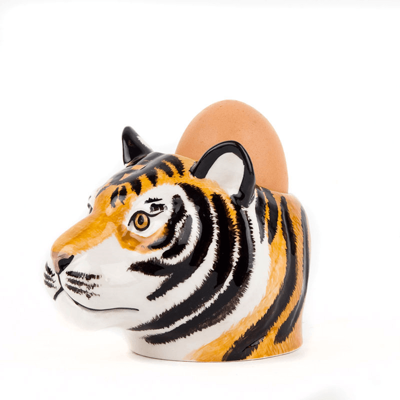 Tiger Egg Cup, H7.5cm, Orange