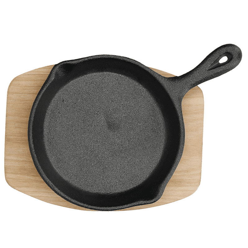 Mini frying pan, 11.5 x 16cm, Cast Iron