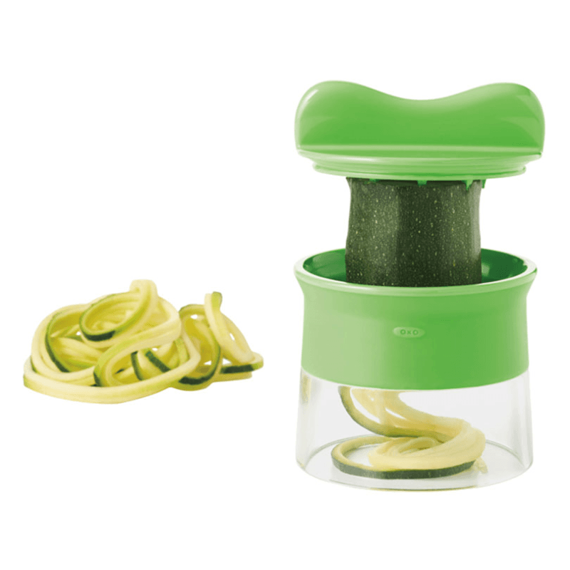 Hand-held spiralizer