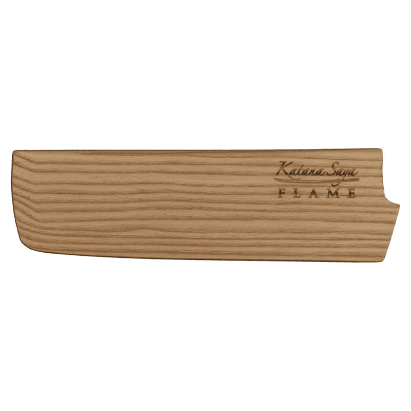 Flame Nakiri Knife, 18cm, Olive Wood