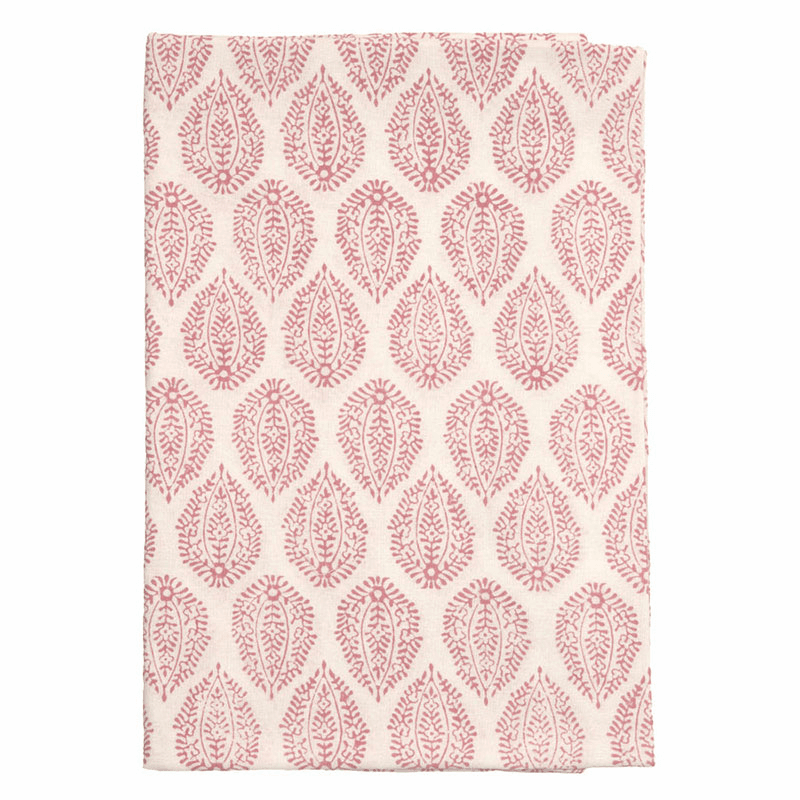 Leaf Tablecloth, 150x250cm, Pink