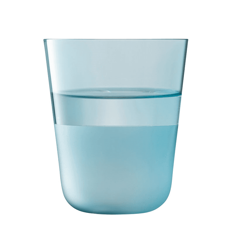 Arc Contrast Set of 2 Tumblers, 380ml, Sky