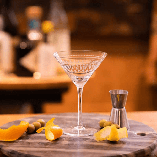 Image showing the Ovals Set of 2 Martini Glasses, 142ml, Clear product.