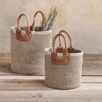 Indra Coil Basket, H41 x D38cm, Natural