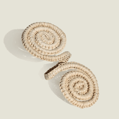 Image showing the Sandra Set of 4 Napkin Rings, Natural product.