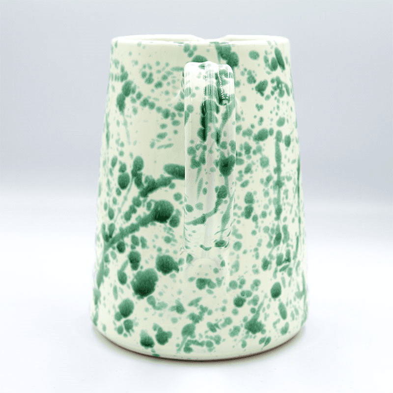 Splatter Jug, H18cm, Pistachio