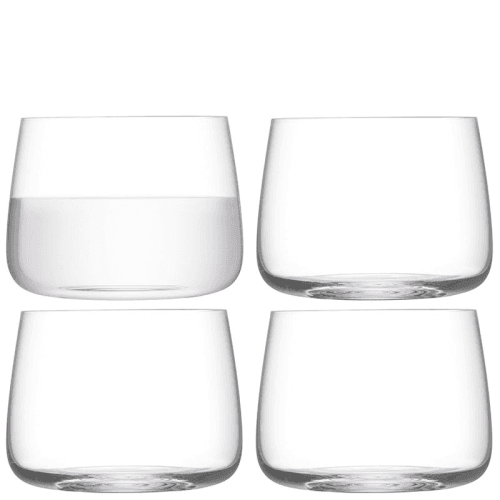 Image showing the Metropolitan Set of 4 Stemless Glass, 360ml, Clear product.
