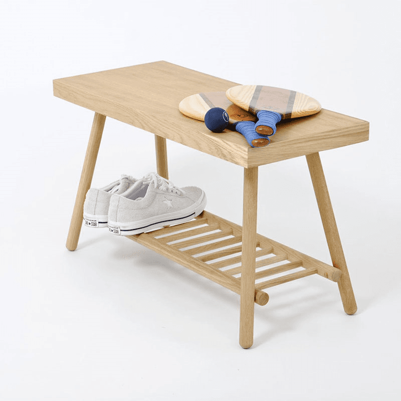 Bench, H43.5 x W75cm, Oak