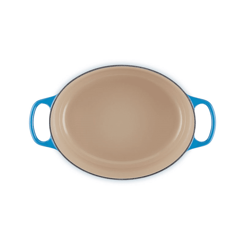 Signature Cast Iron Oval Casserole, 29cm, Azure