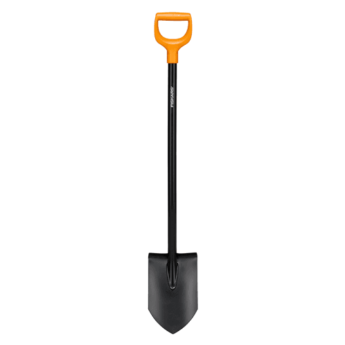 Image showing the Solid Pointed Spade, L116cm, Black product.