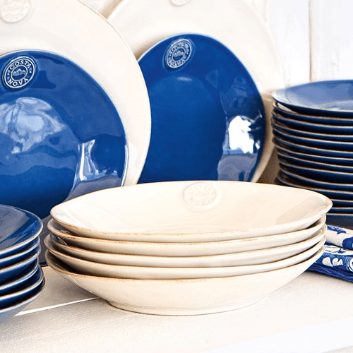 Nova Set of 6 soup/pasta plates, 25cm, White
