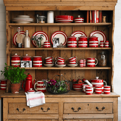 Image showing the Plain Storage Jar, 1.68l, Red product.