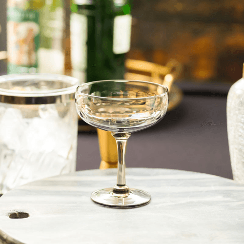 Image showing the Lens Set of 4 Cocktail Glasses, 210ml, Smoky product.