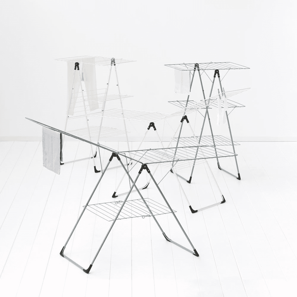 Tower Drying rack, H135 x W67 x D5cm, Ivory