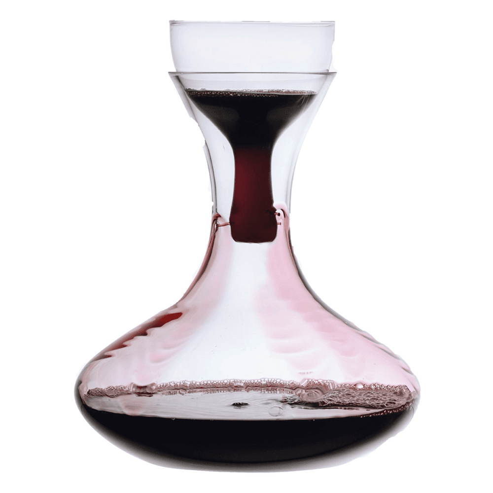 Wine carafe and aerator, Clear