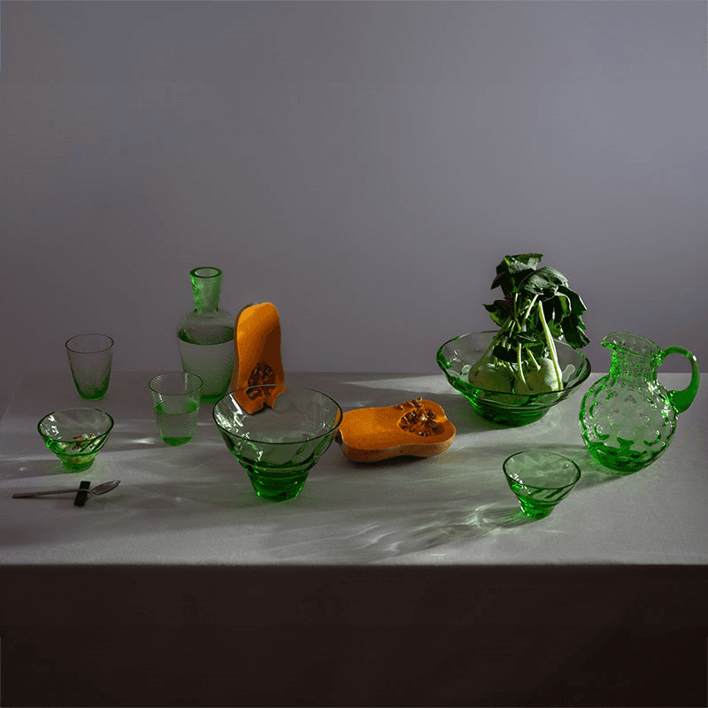 Linea Set of 2 Tumblers, 250ml, Light Green