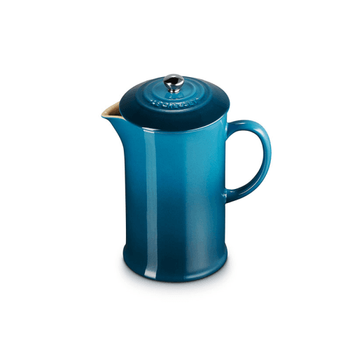 Image showing the Stoneware Cafetiere, 1L, Deep Teal product.