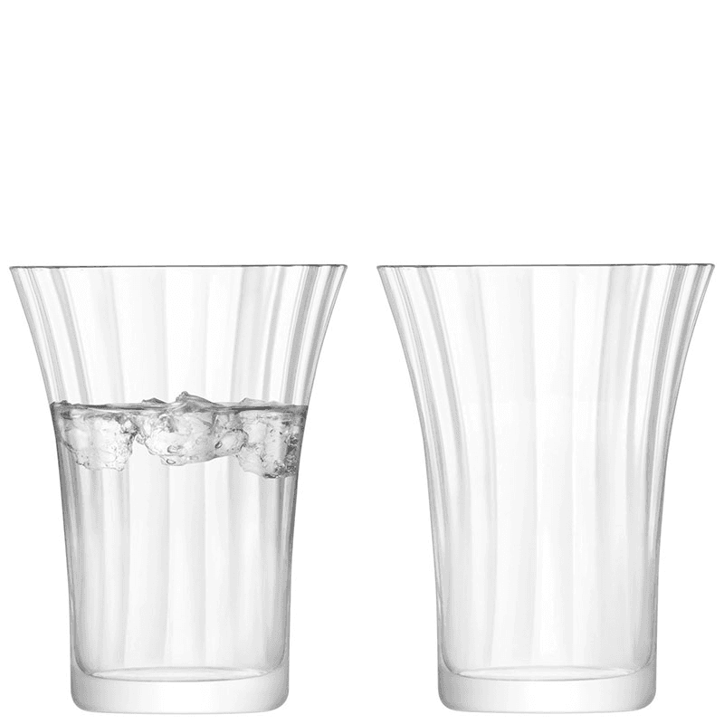 Aurelia Tumblers Set of 2, 340ml, Clear Optic