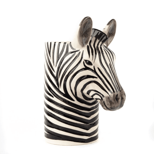 Image showing the Zebra Utensil Pot, H22cm, Black/White product.