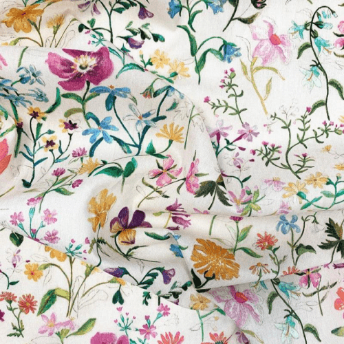 Image showing the Linen Garden Pair of Pillowcases, Single, Multi product.