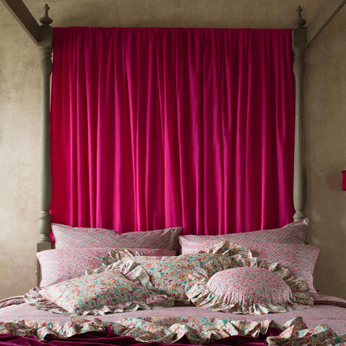 Image showing the Betsy Candy Floss Duvet Set, Double, Pink product.