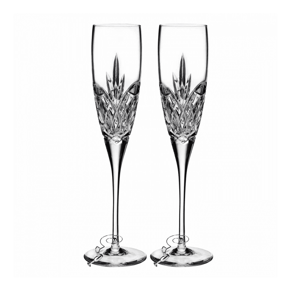 Forever Pair of love champagne flutes