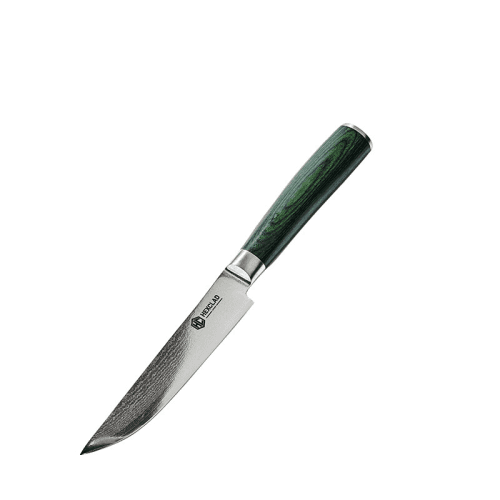Image showing the Japenese Damascus 4 Piece Steak Knife, Steel product.