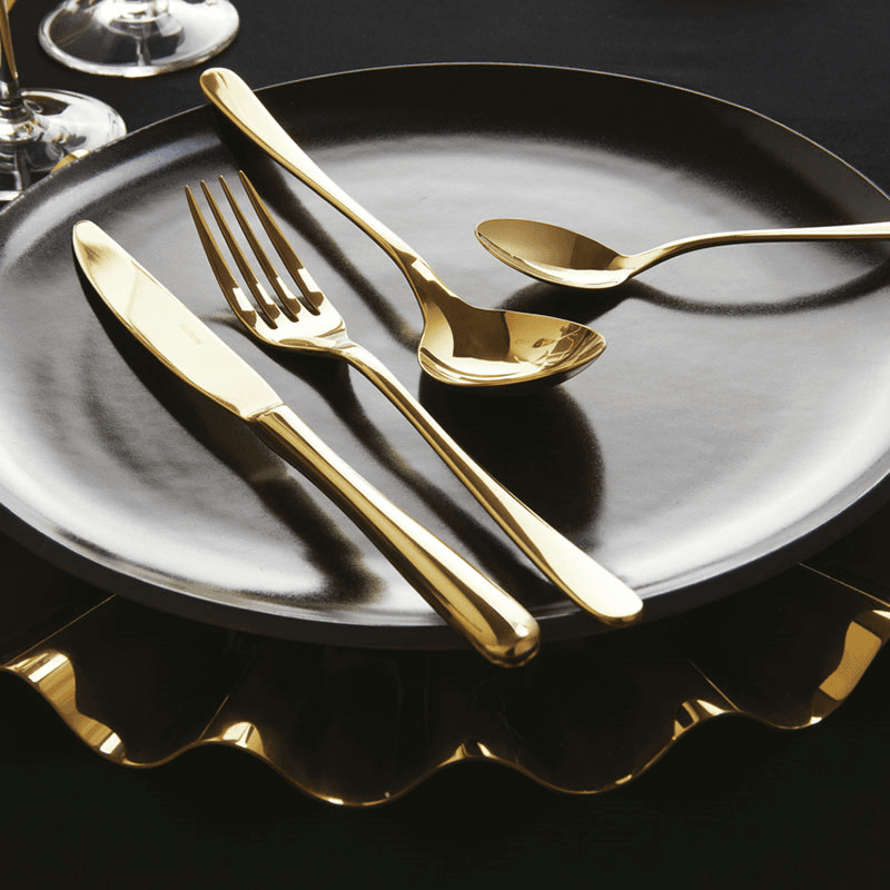 Taste 24 Piece Cutlery Set, Gold