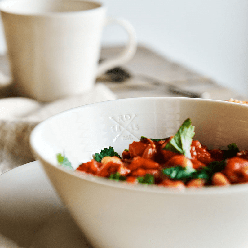 Pure Cereal Bowls Set of 4, D16cm, White