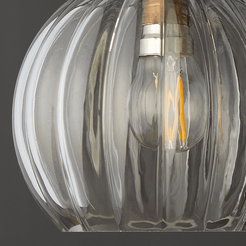 Regular Pumpkin Shade, 12cm, clear glass
