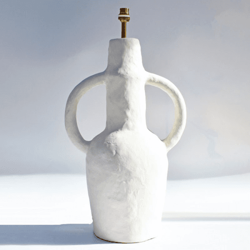 Image showing the Rumba Sculptural Table Lamp, H54cm, White product.