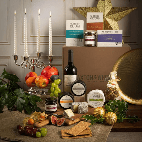 Image showing the The Piccadilly Cheese hamper, Wooden Hamper product.