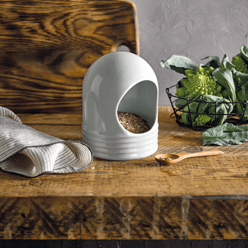 Image showing the James Martin Cook Salt Pig, Soft Grey product.