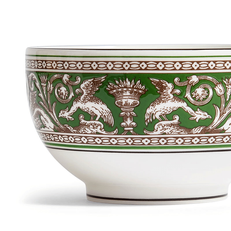 Florentine Rice Bowl, D10.5cm, Verde