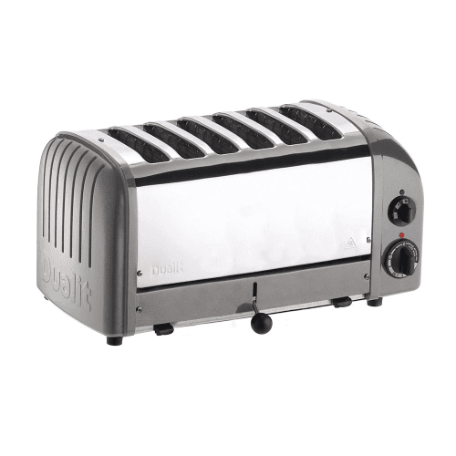 Image showing the Classic Vario 6 slot toaster, Metallic Silver product.