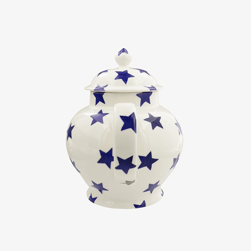 Blue Star Teapot, 1.6l, Cream