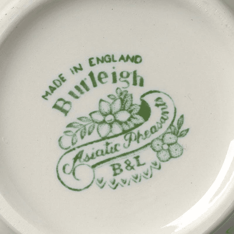 Asiatic Pheasants Breakfast Cup, D16.5cm, Green