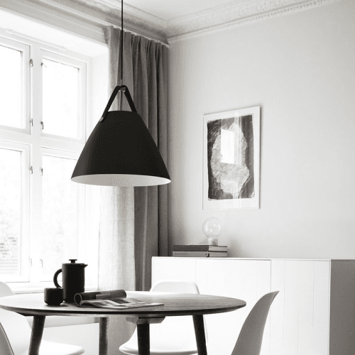 Image showing the Strap Pendant, H37cm, Black product.