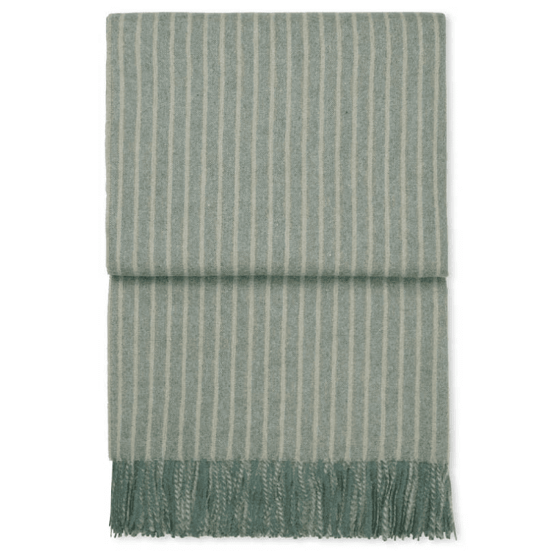 Stripes Throw, H130 x W200cm, Green