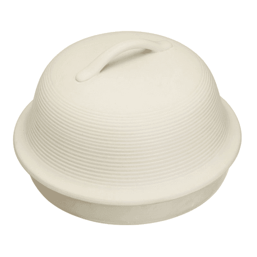 Image showing the Round stoneware bread baking cloche product.