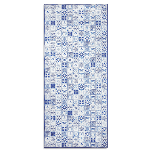 Image showing the Azulejos Tablecloth, W165 x L250cm, Blue product.