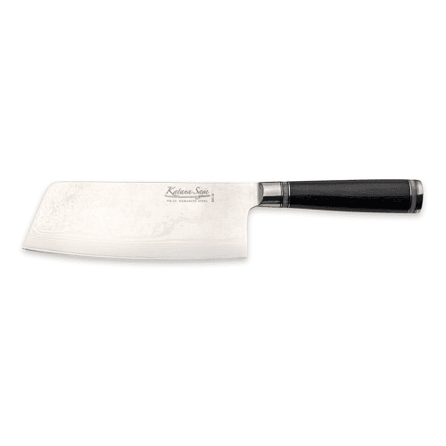 Image showing the Katana Saya Pakkawood Chinese Chopper, 18cm Damascus Blade product.