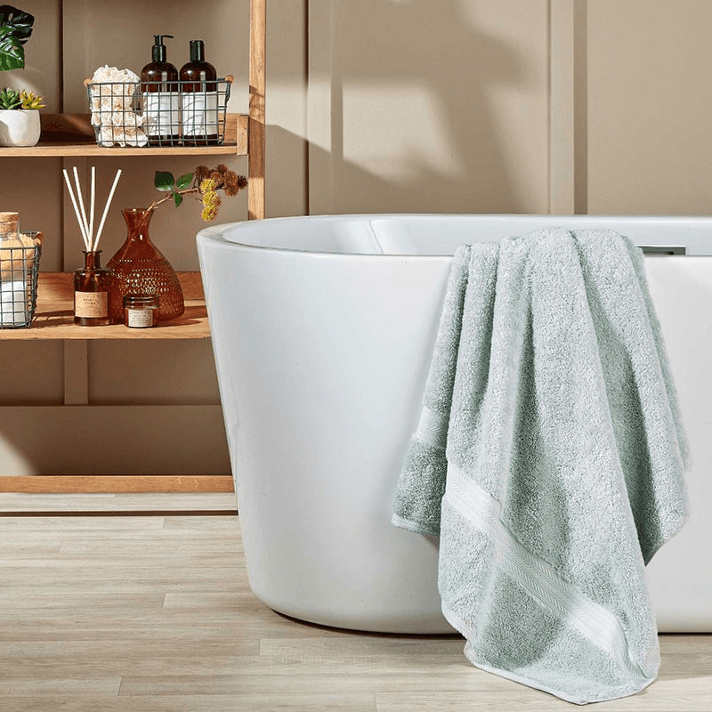 Renaissance Bath Towel, Eggshell Blue
