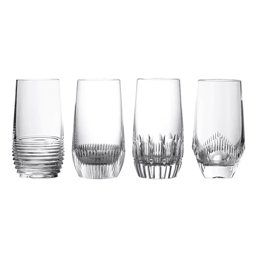 Image showing the Mixology Set of 4 Highball Glasses, 430ml, Clear product.
