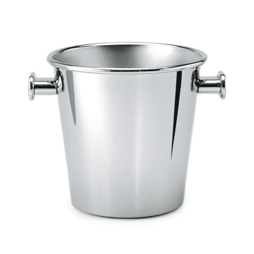 Image showing the Ettore Sottsass Wine and Champagne cooler, H23 x D20cm - 0.7 litre, Stainless Steel product.
