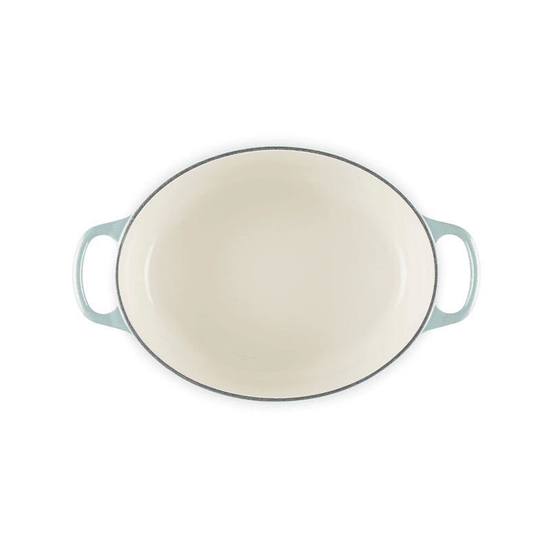 Cast Iron Oval Casserole, 27cm, Sea Salt