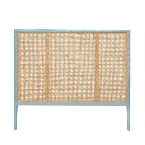 Image showing the Pavillion King Size Wooden Headboard, Blue product.