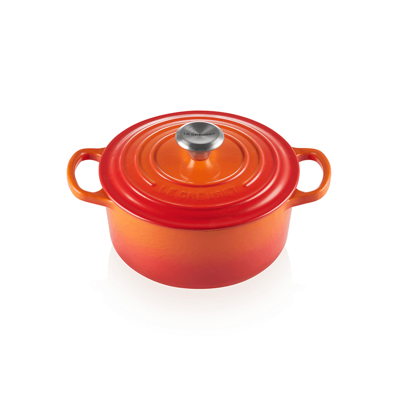 Signature Cast Iron Round casserole, 24cm - 4.2 litre, Volcanic