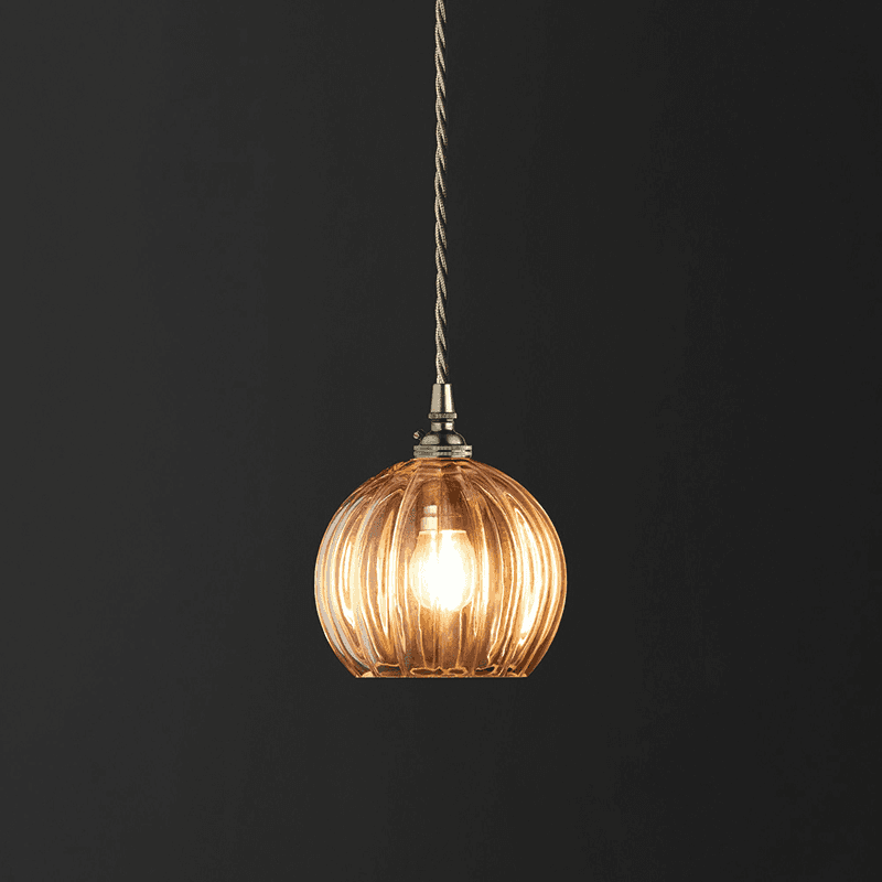 Regular Pumpkin Shade, 12cm, clear glass