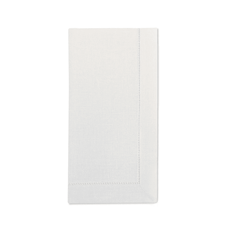 Festival Set of 4 Cocktail Napkins, W15 x L23cm, White